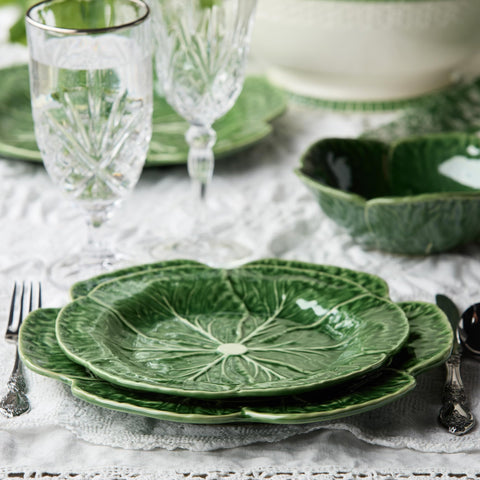 Cerified International styled table setting with plates, linens, and floral accents for seasonal dining