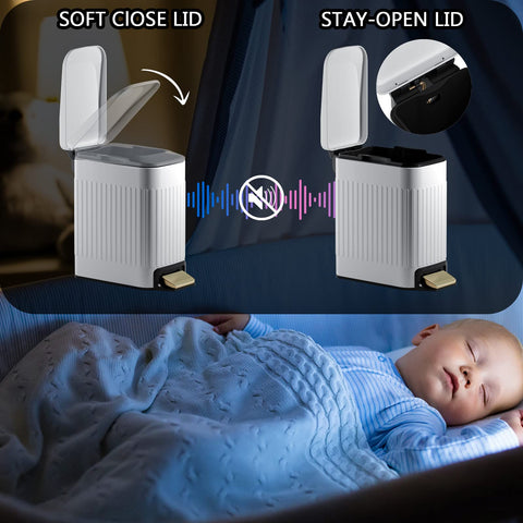CEROELDA open lid held at 90 degrees demonstrating stay-open convenience and access