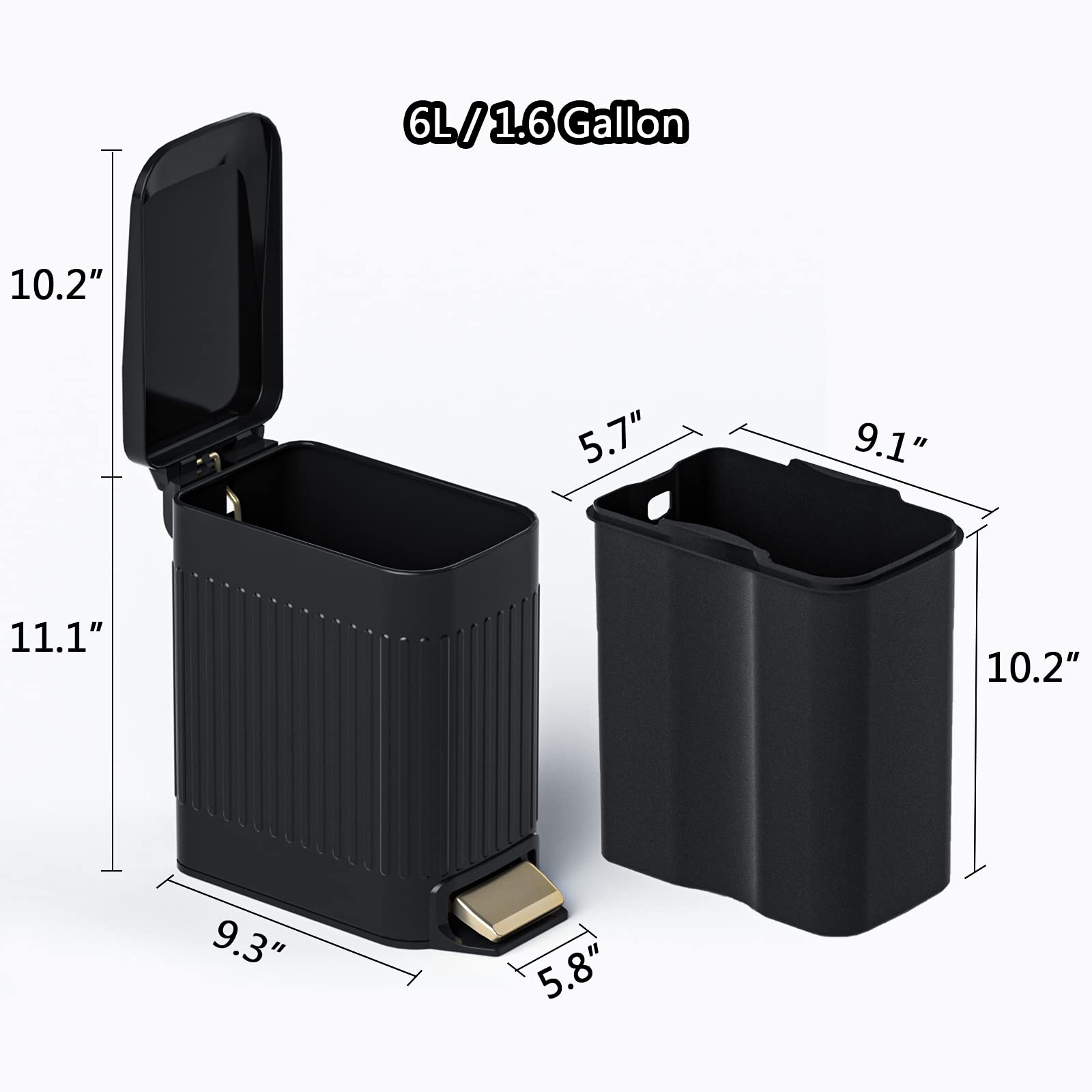 CEROELDA placed in bathroom to show slim space-saving fit