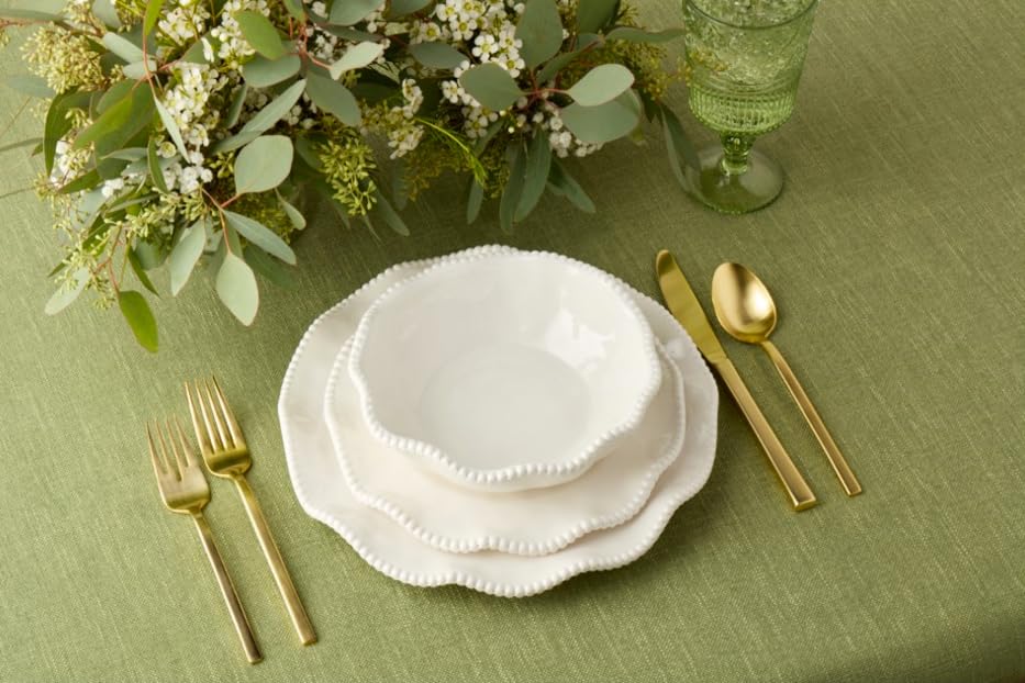 Certified International close-up of beaded rim highlighting elegant detail