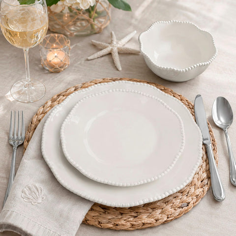 Certified International plate served with main course demonstrating presentation and practicality