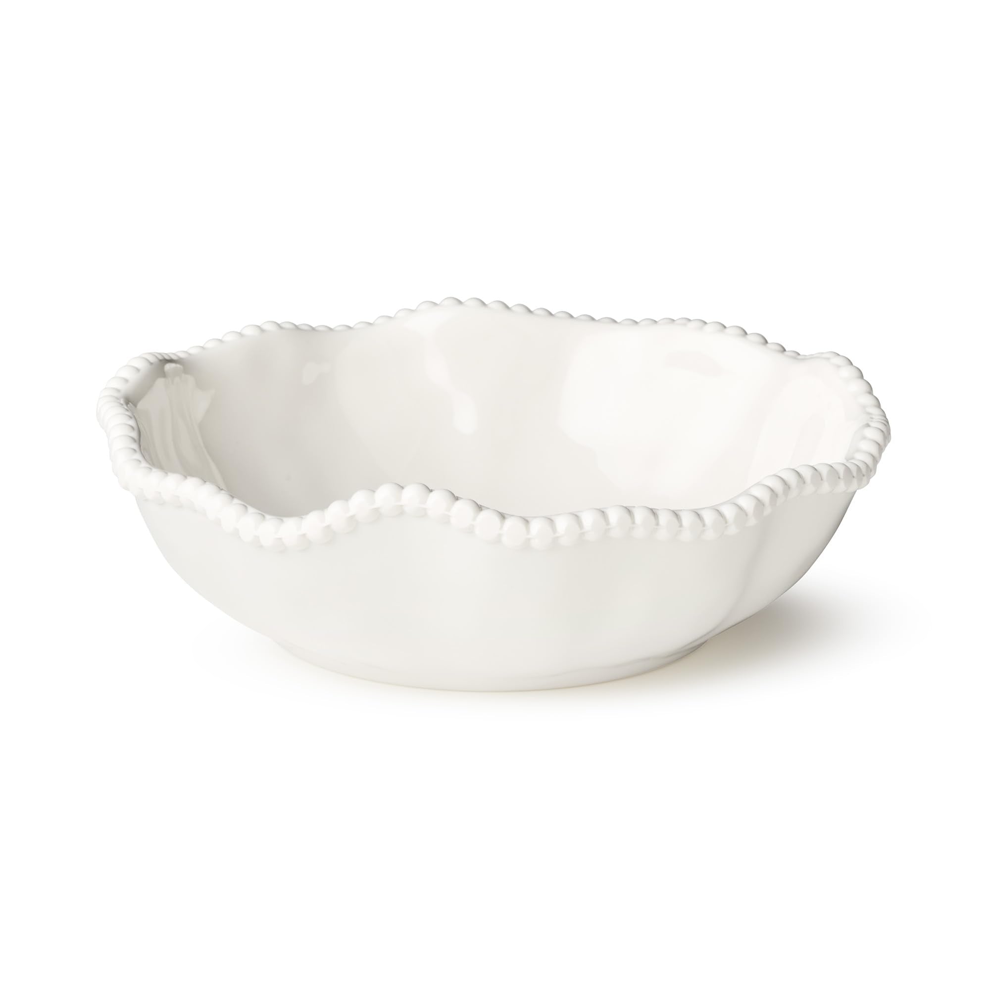 Certified International salad plates arranged to display size and style