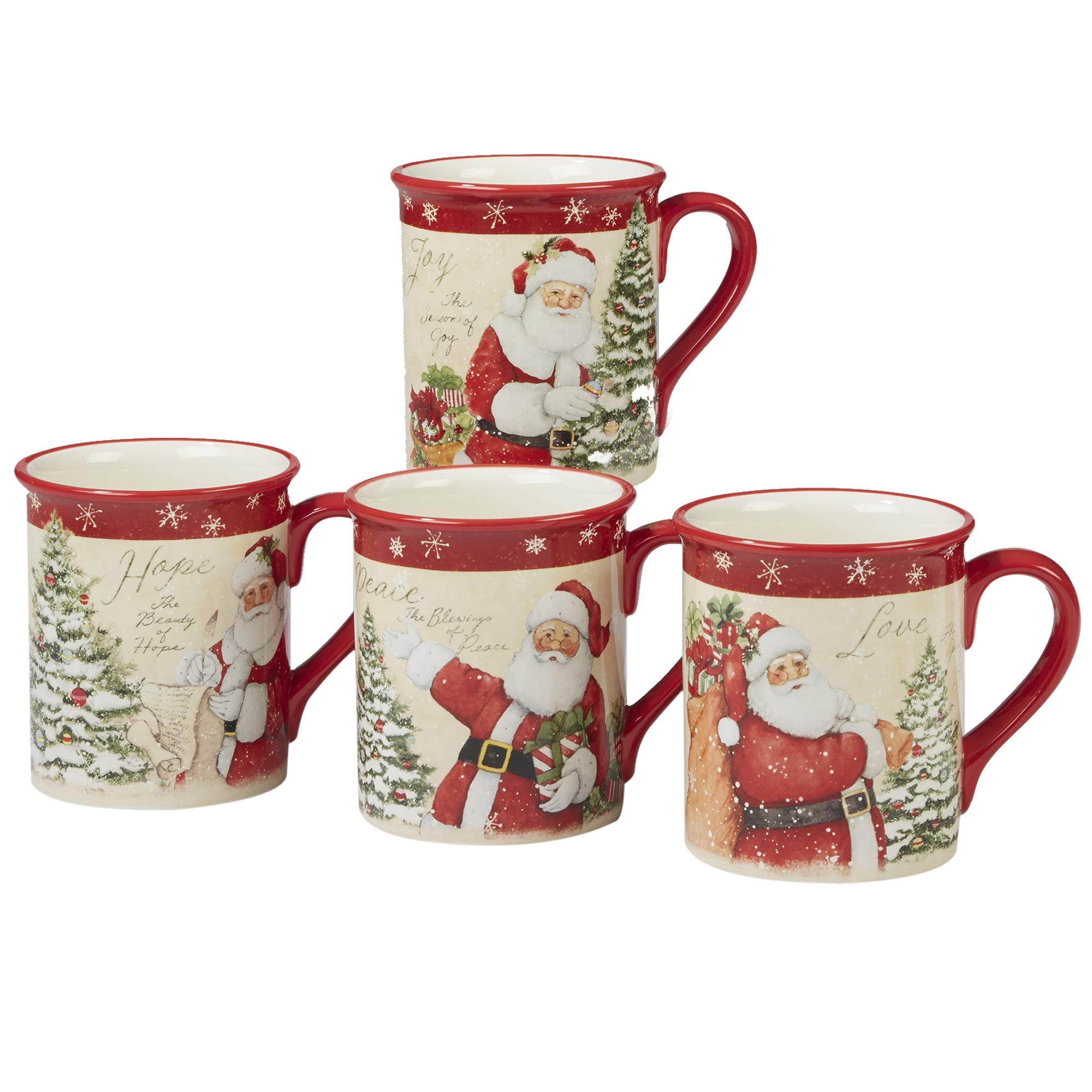 Certified International holiday table setting lifestyle photo creating warm festive ambiance