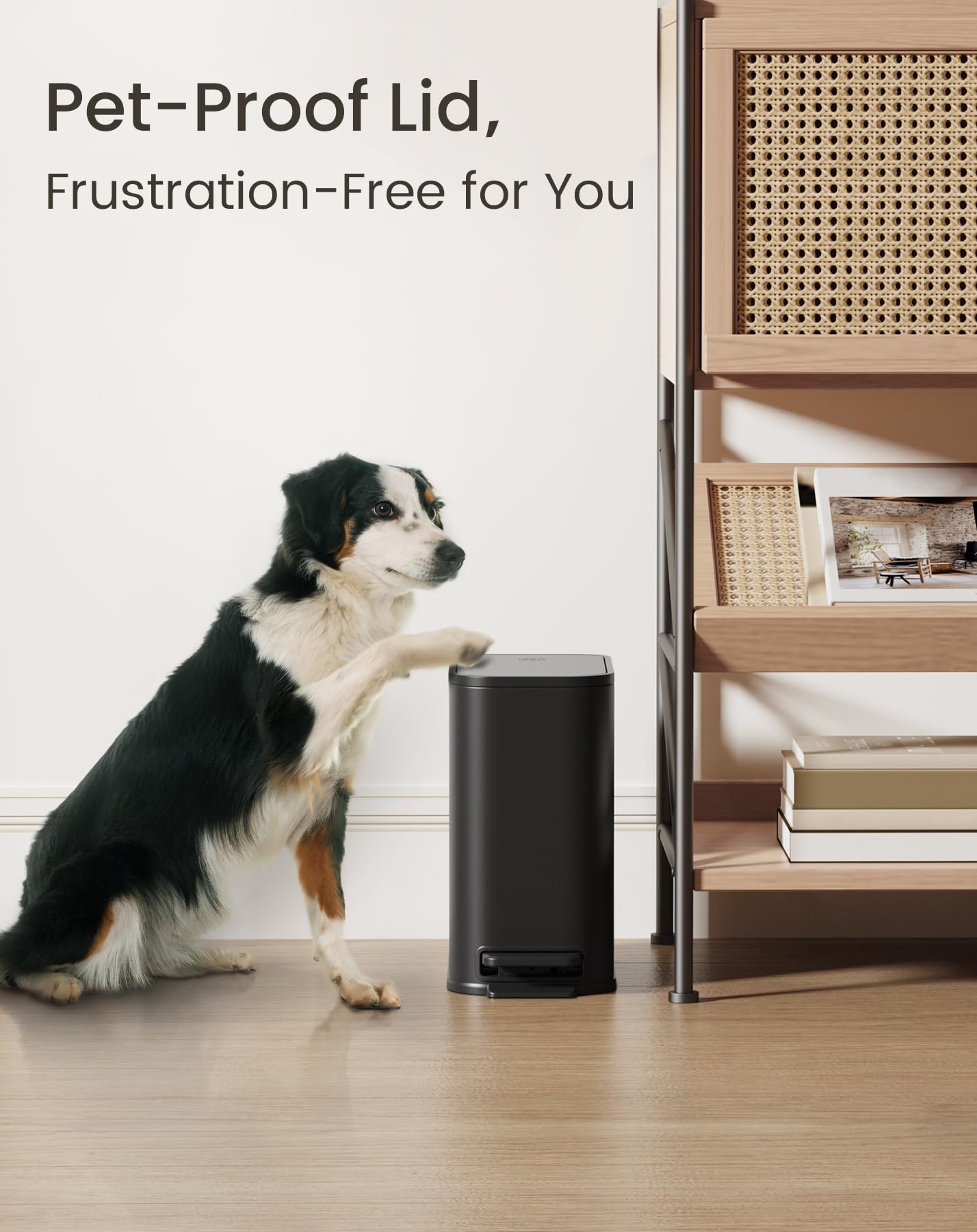 Cesun lid closing motion showing gentle soft-close and reduced noise