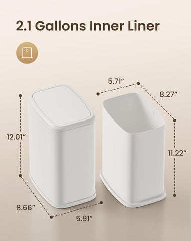 Cesun side profile highlighting slim design for tight corners and under sinks