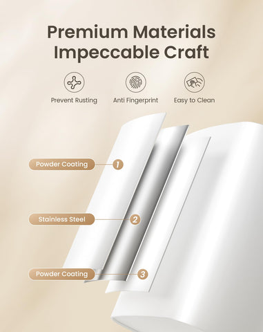 Cesun placed under sink to show scale and space-saving advantage