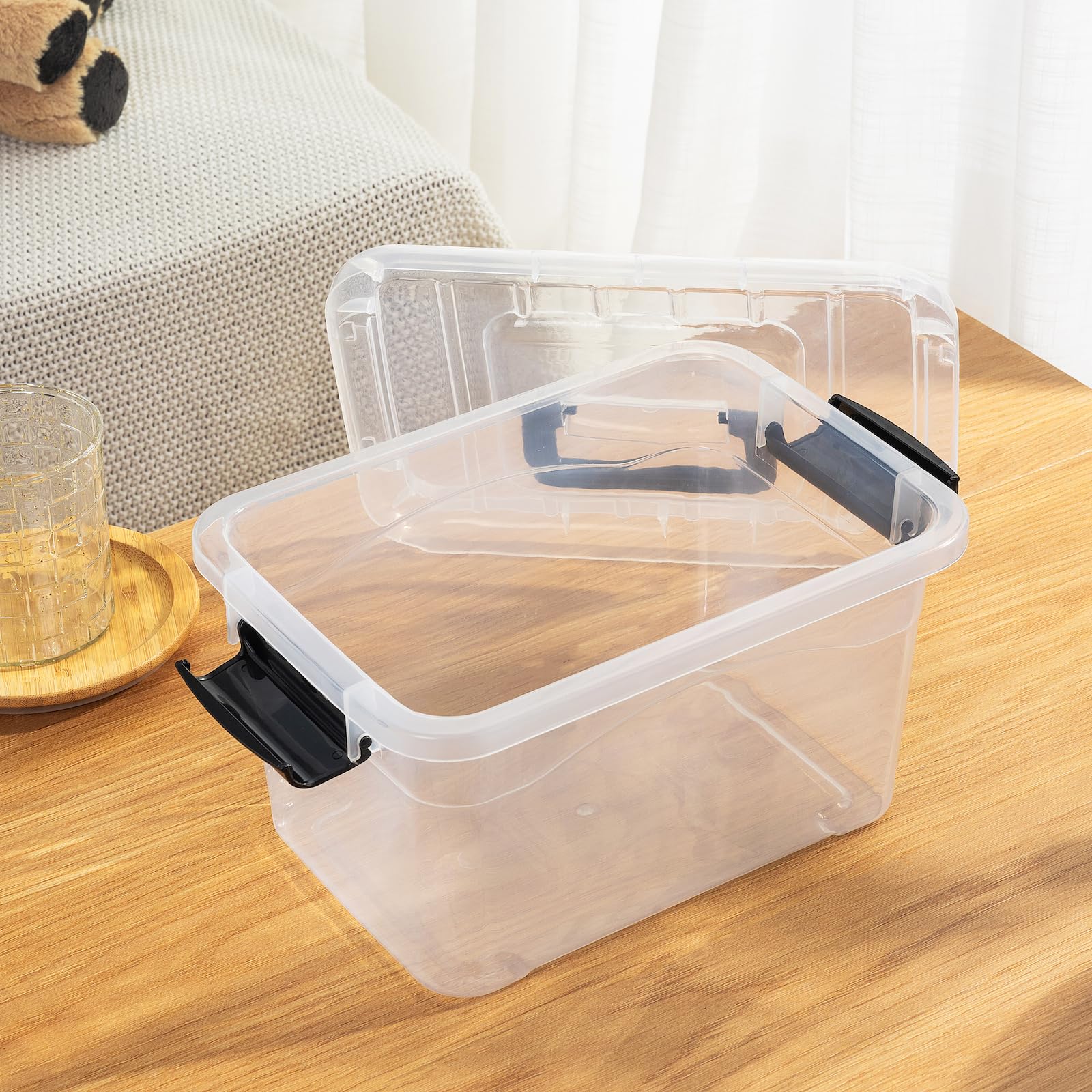 Cetomo boxes used on a dorm desk showing neat storage and quick access