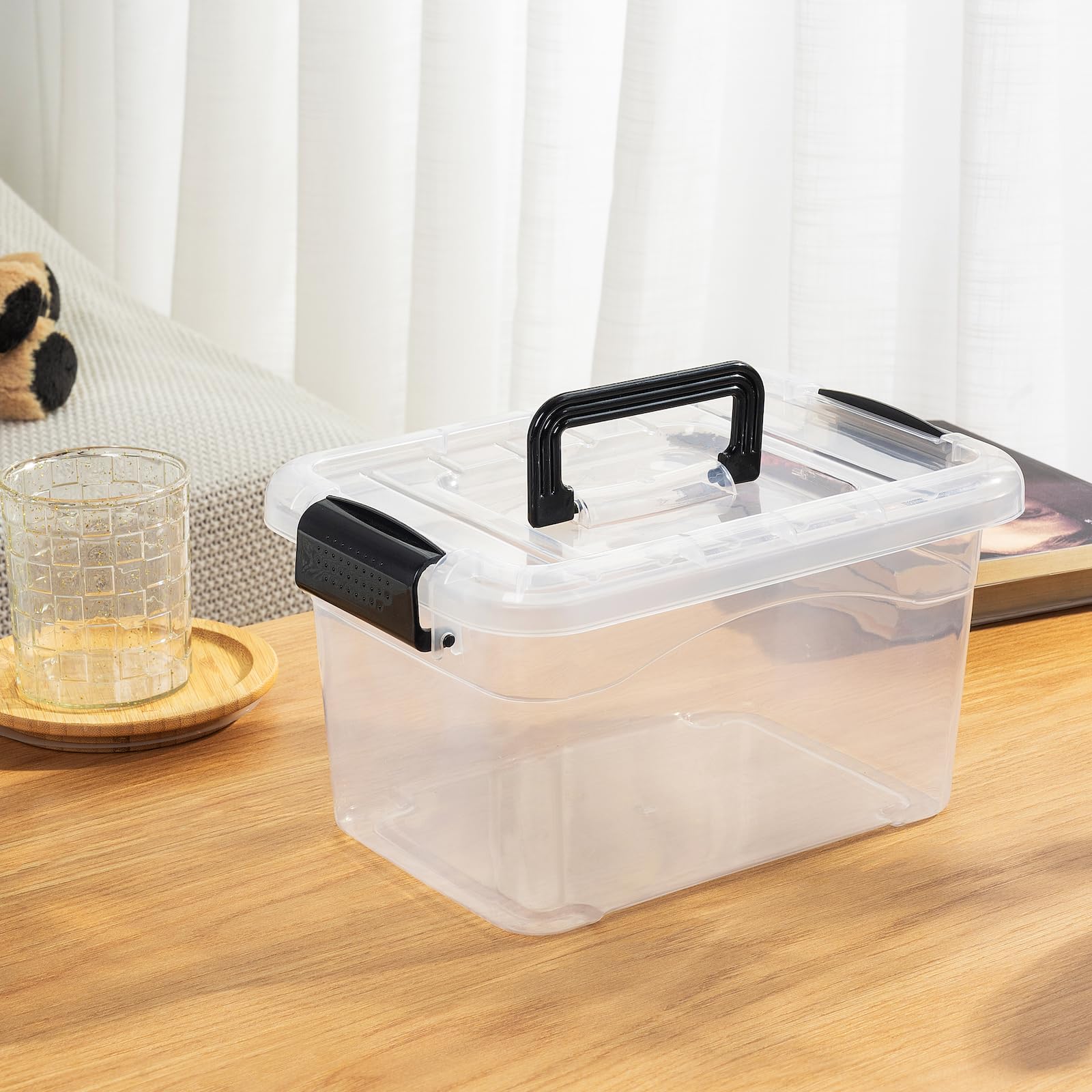 Cetomo nested empty bins compact in closet to save storage space when unused
