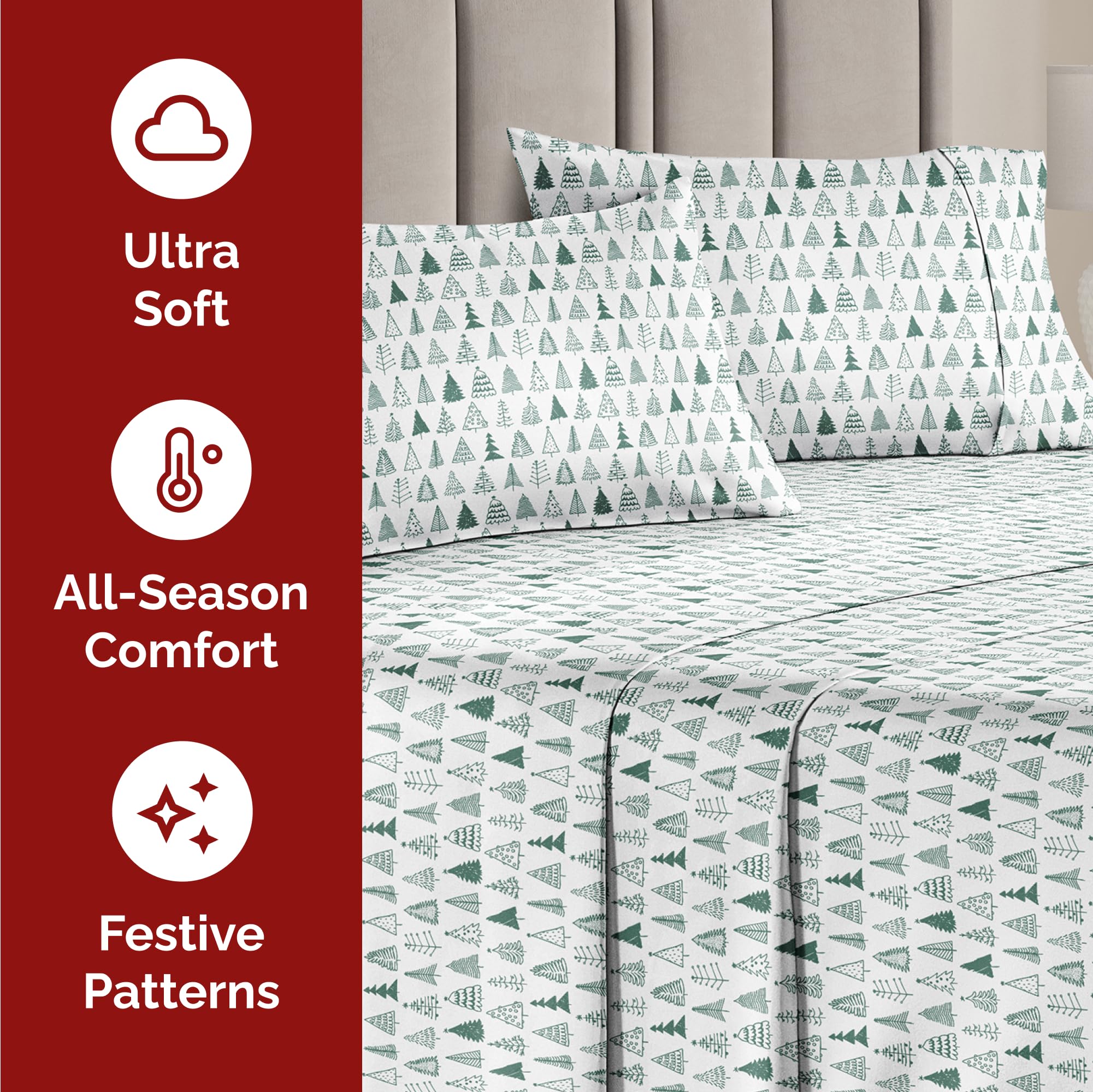 CGK Unlimited fitted sheet corner elastic close-up showing deep-pocket fit benefit