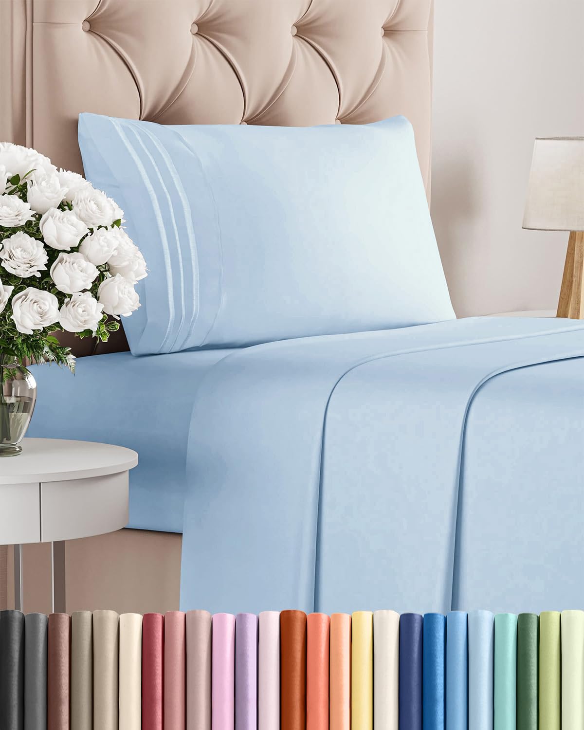 CGK Unlimited twin sheet front packaging showing set contents and color benefit: clarity
