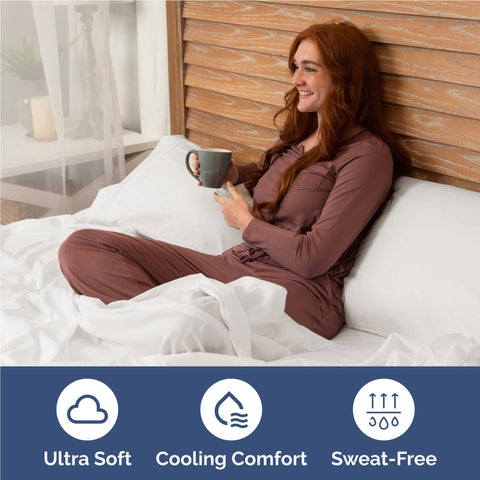 CGK Unlimited folded flat sheet texture showing double-brushed microfiber softness