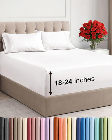 CGK Unlimited folded flat sheet front showing neat antique white finish and clean lines