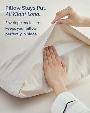 CGK Unlimited bedding styled in bedroom conveying warm wheat tone and inviting atmosphere