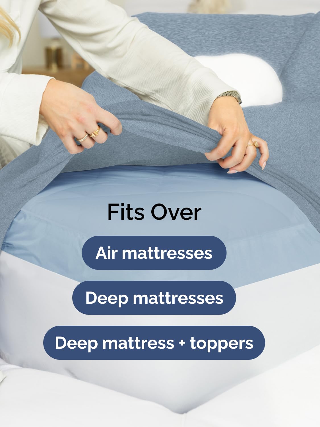 cgk unlimited styled bedroom with sheets installed illustrating comfortable lifestyle benefit