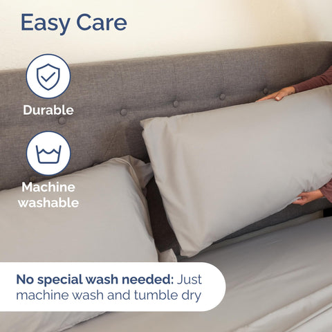 CGK Unlimited made bed in lifestyle setting highlighting cooling and comfort
