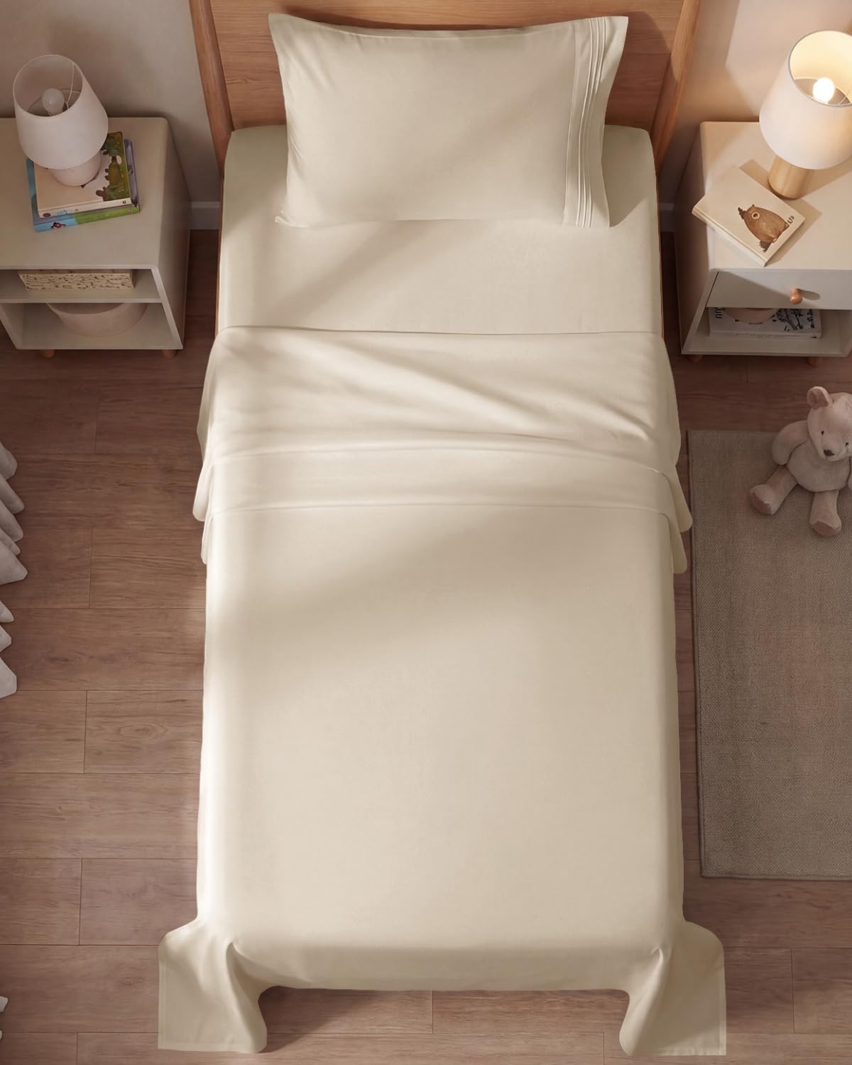 CGK Unlimited styled bedroom with sheets for an inviting look