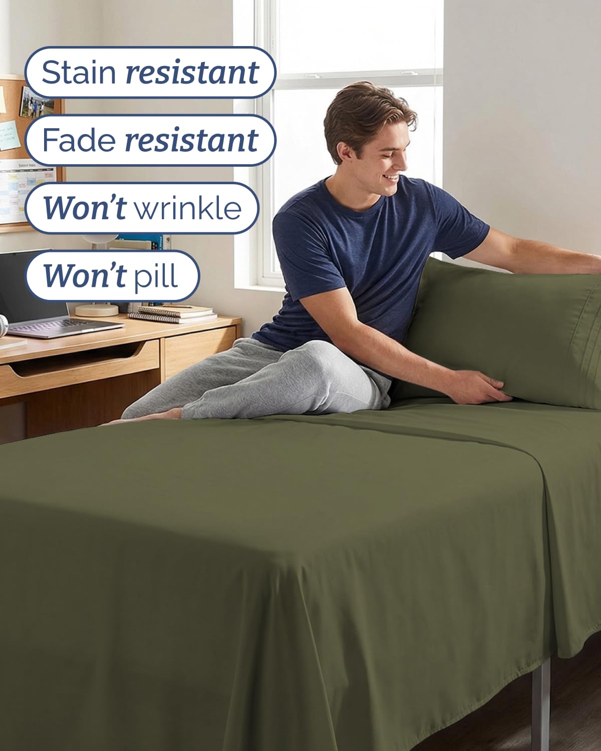 CGK Unlimited brushed microfiber texture detail showing softness and breathability