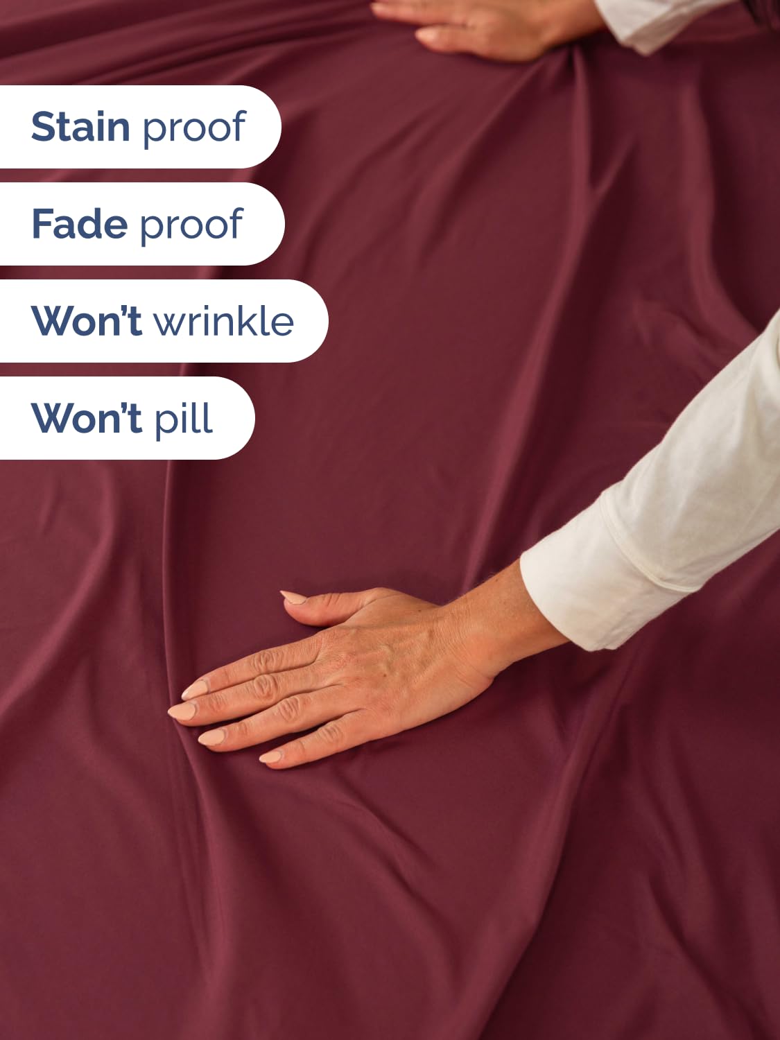 CGK Unlimited sheets on extra-deep mattress demonstrating snug fit benefit