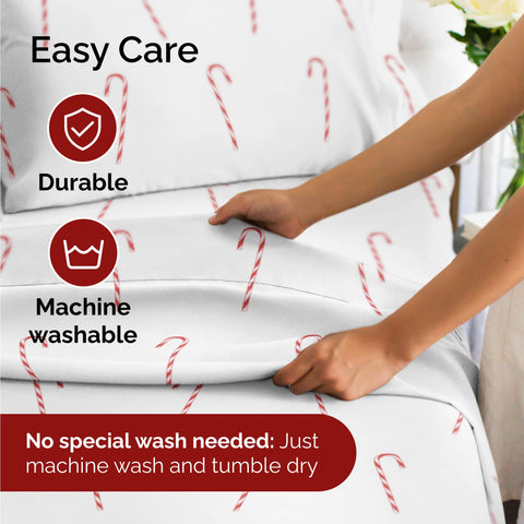 CGK Unlimited fabric texture close-up showing double-brushed microfiber softness