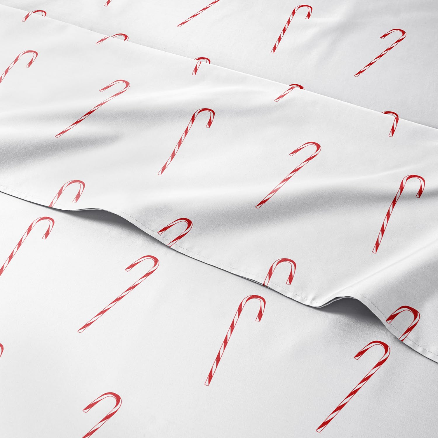 CGK Unlimited front packaging showing candy cane twin sheet set and festive appeal