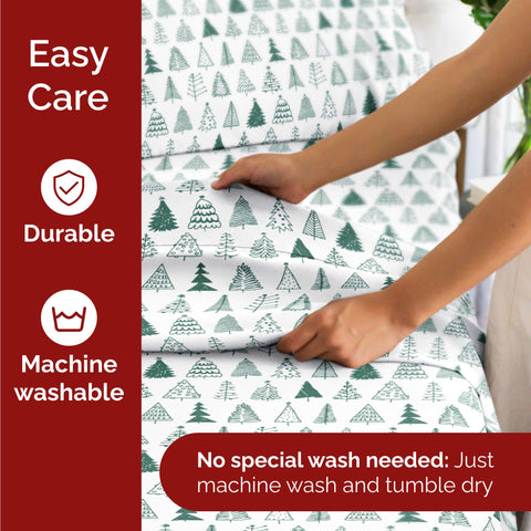 CGK Unlimited fitted sheet demonstration on thick mattress showing fit up to 16 inches benefit