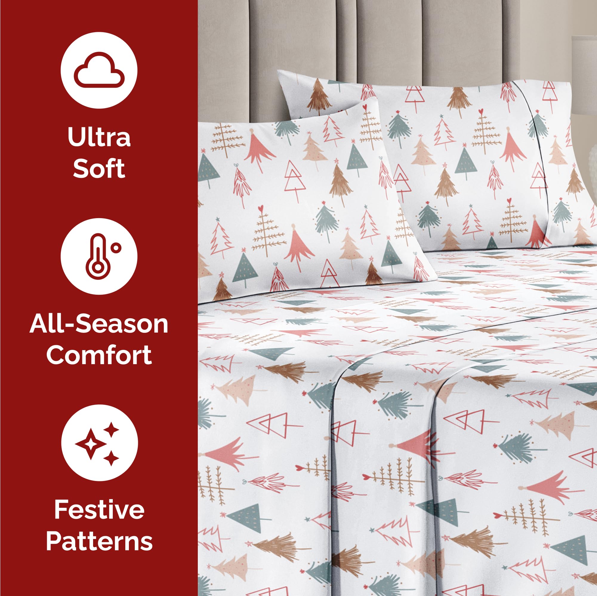 CGK Unlimited flat sheet folded neatly to show full pattern and easy storage convenience