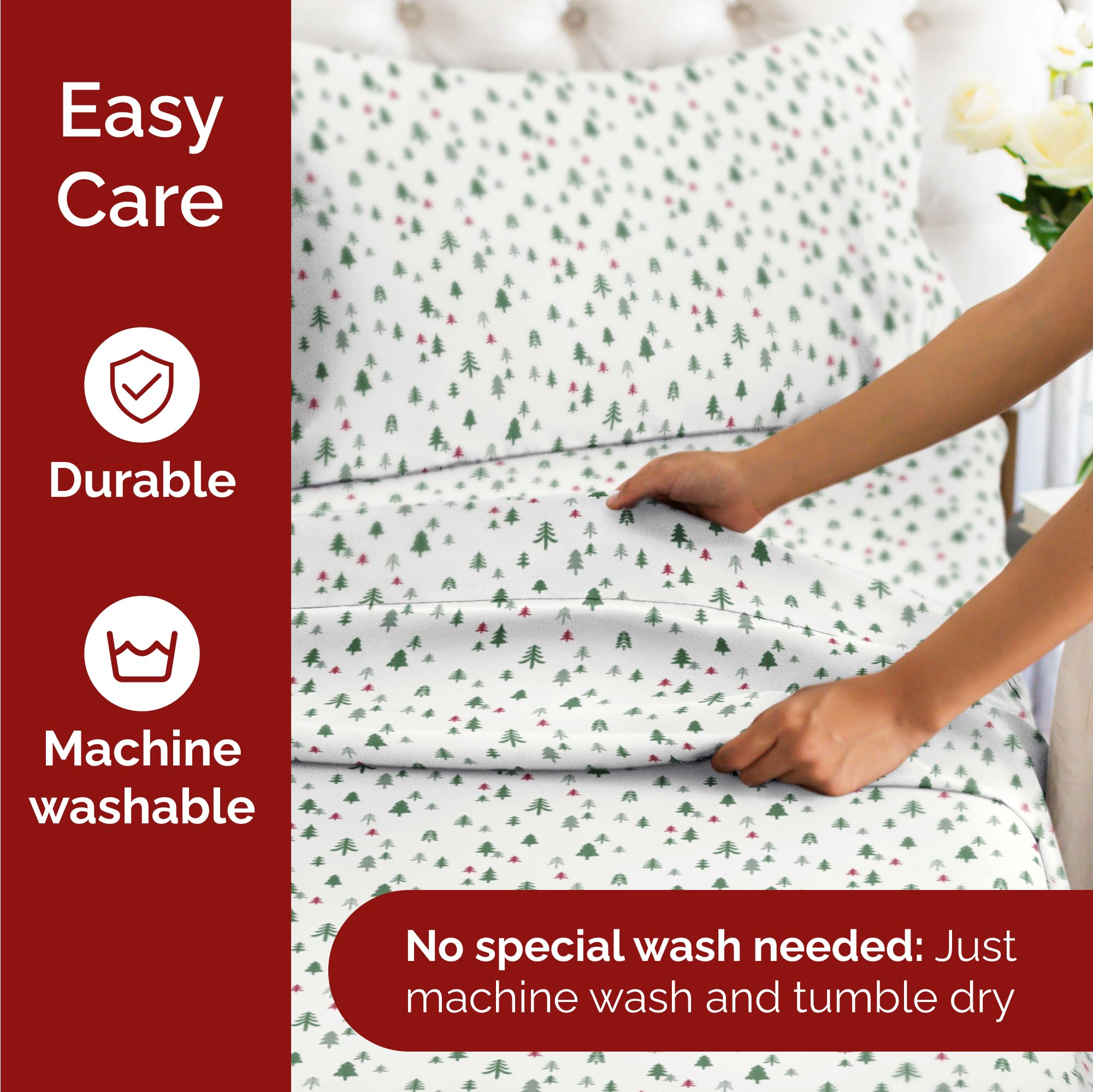 CGK Unlimited size comparison on a twin mattress showing true-to-size fit advantage