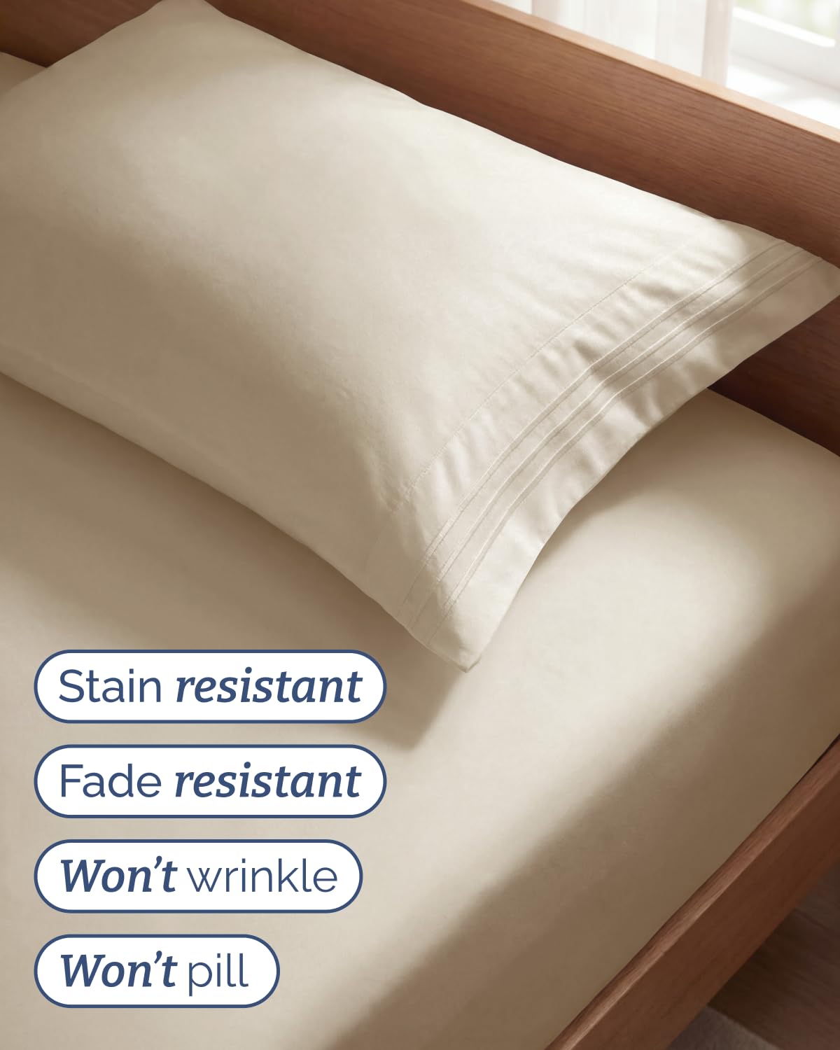 CGK Unlimited deep pocket view fitting a tall mattress easily