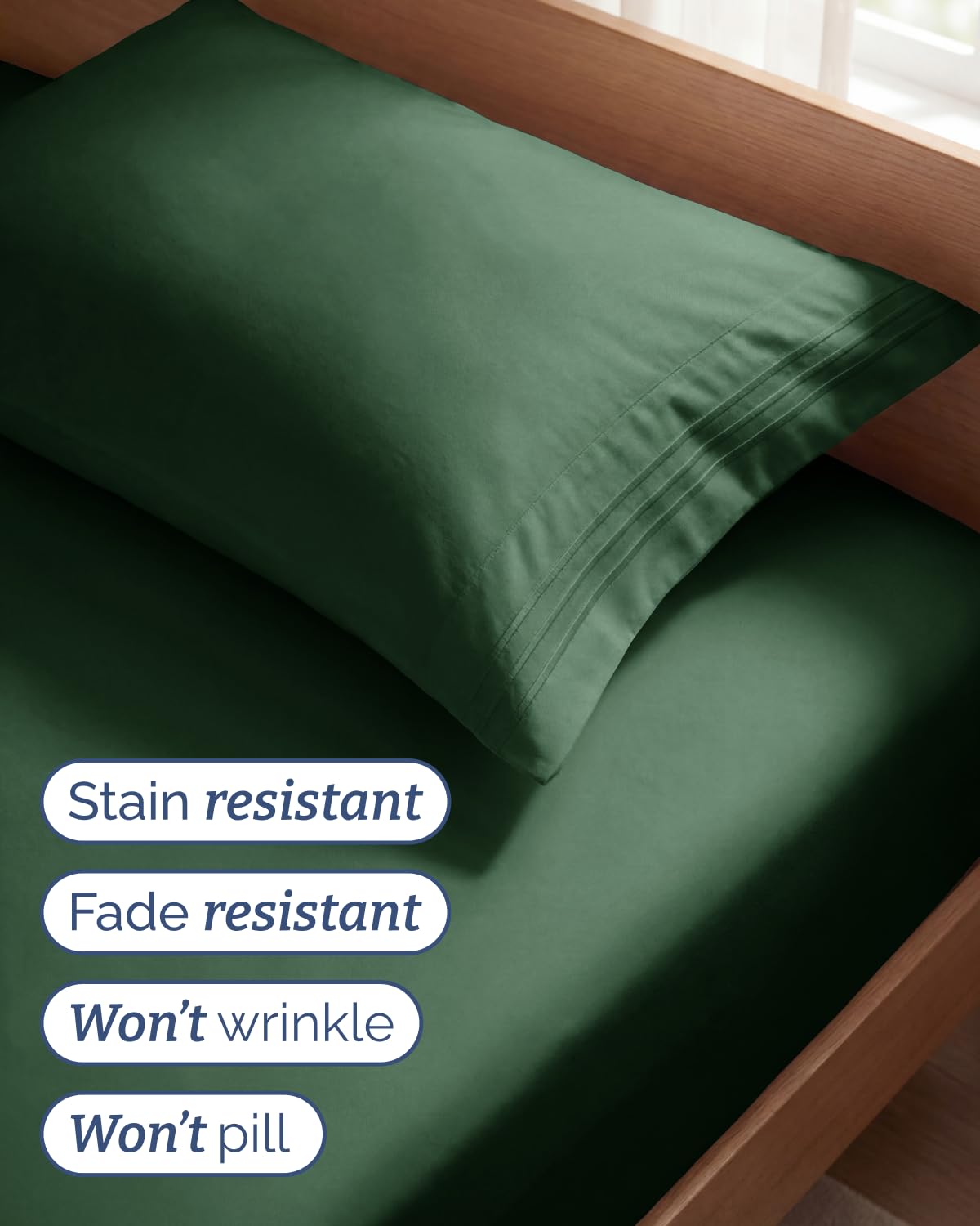 CGK Unlimited fabric macro highlighting double-brushed microfiber texture for comfort
