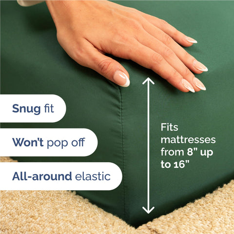 CGK Unlimited flat sheet spread on bed highlighting cooling comfort benefit