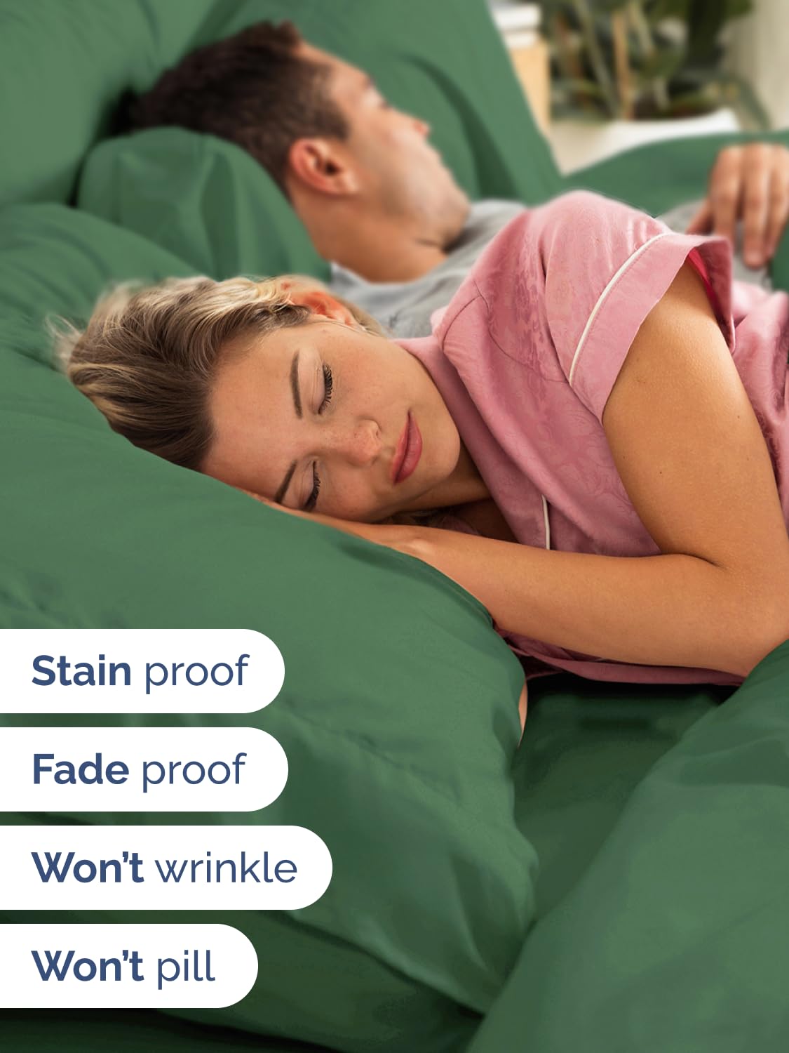 CGK Unlimited oversized pillowcases close-up showing secure enclosure benefit