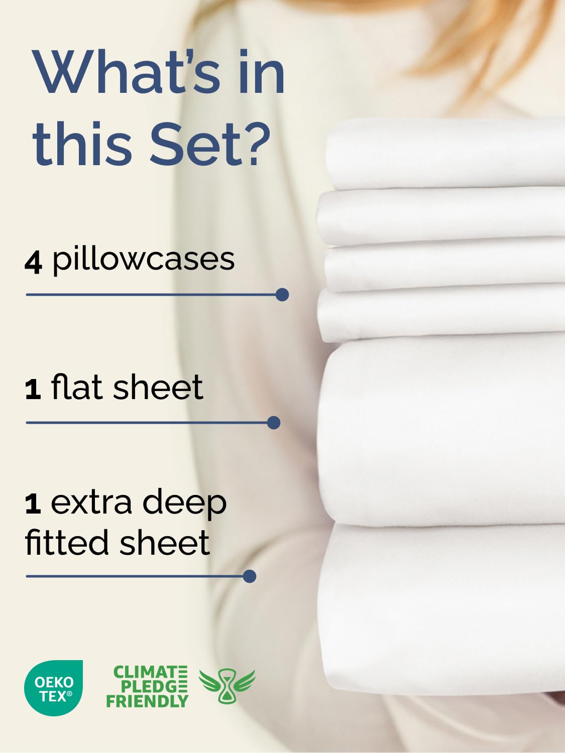 CGK Unlimited fitted sheet elastic close-up showing secure hold on deep mattresses