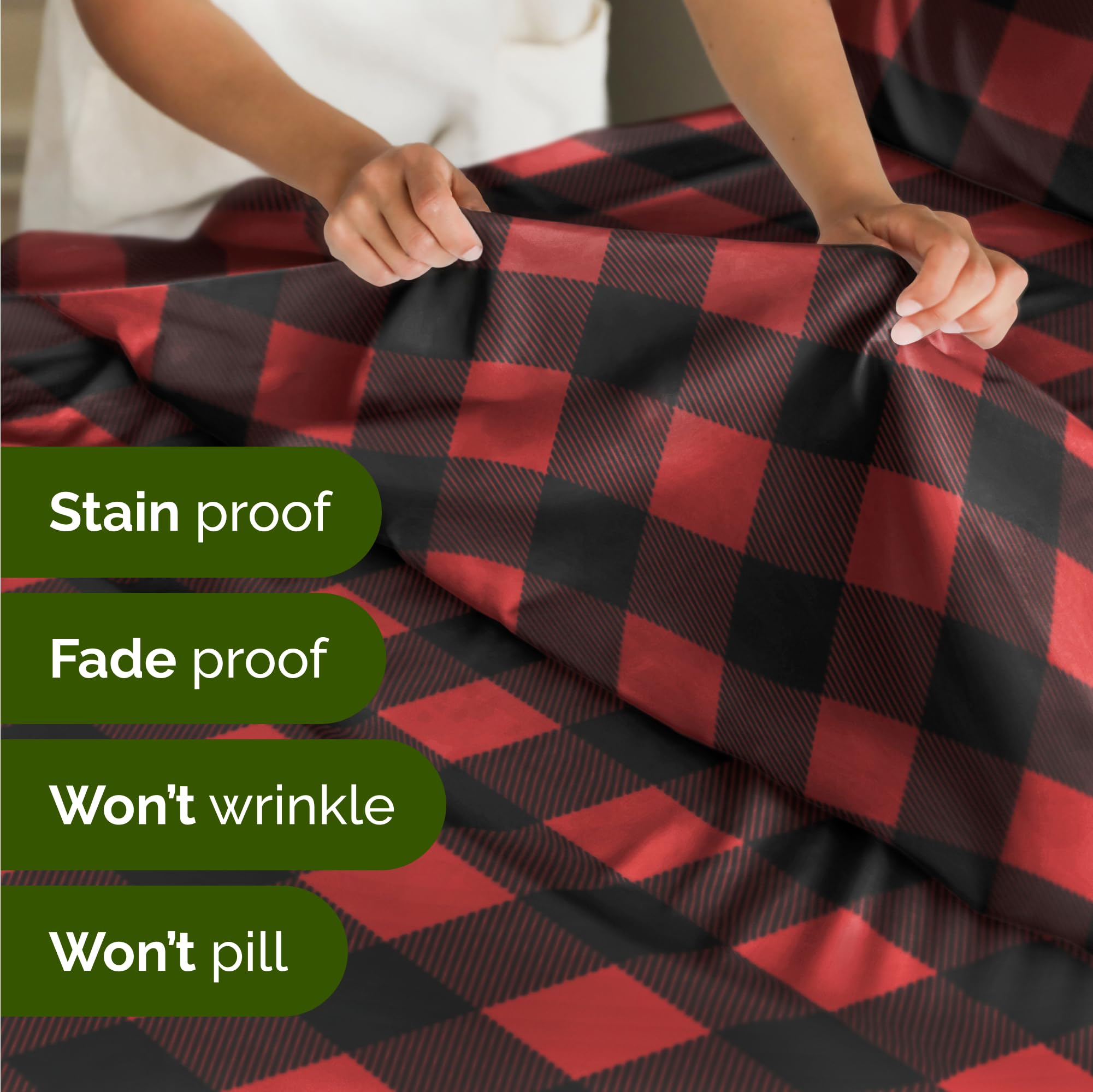 CGK Unlimited brushed microfiber texture close view for silky breathable comfort