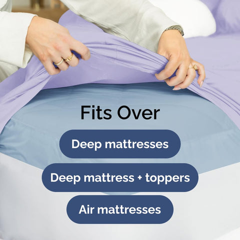 CGK Unlimited fabric texture with hand touching microfiber conveying softness and lightweight feel