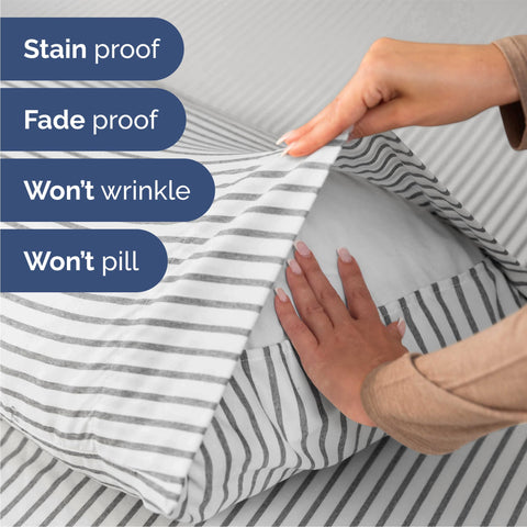 CGK Unlimited fabric macro of double-brushed microfiber showing silky texture and breathable comfort