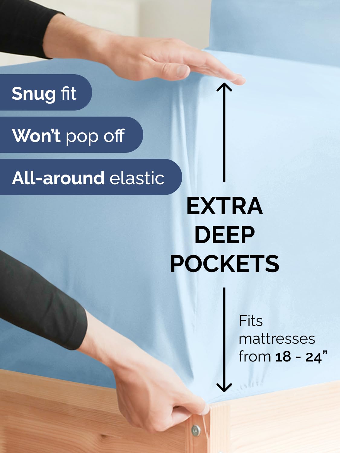 CGK Unlimited double-brushed microfiber texture close-up for soft breathable comfort