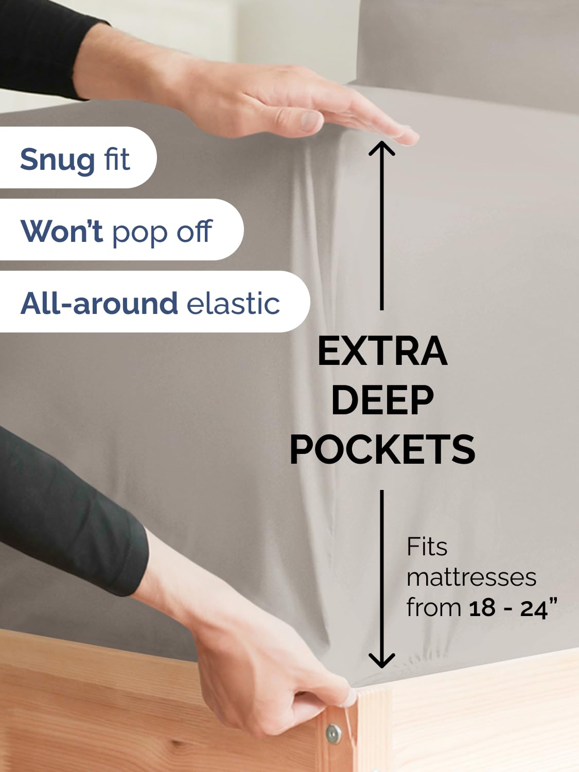 CGK Unlimited double-brushed microfiber texture close-up showcasing soft breathable comfort