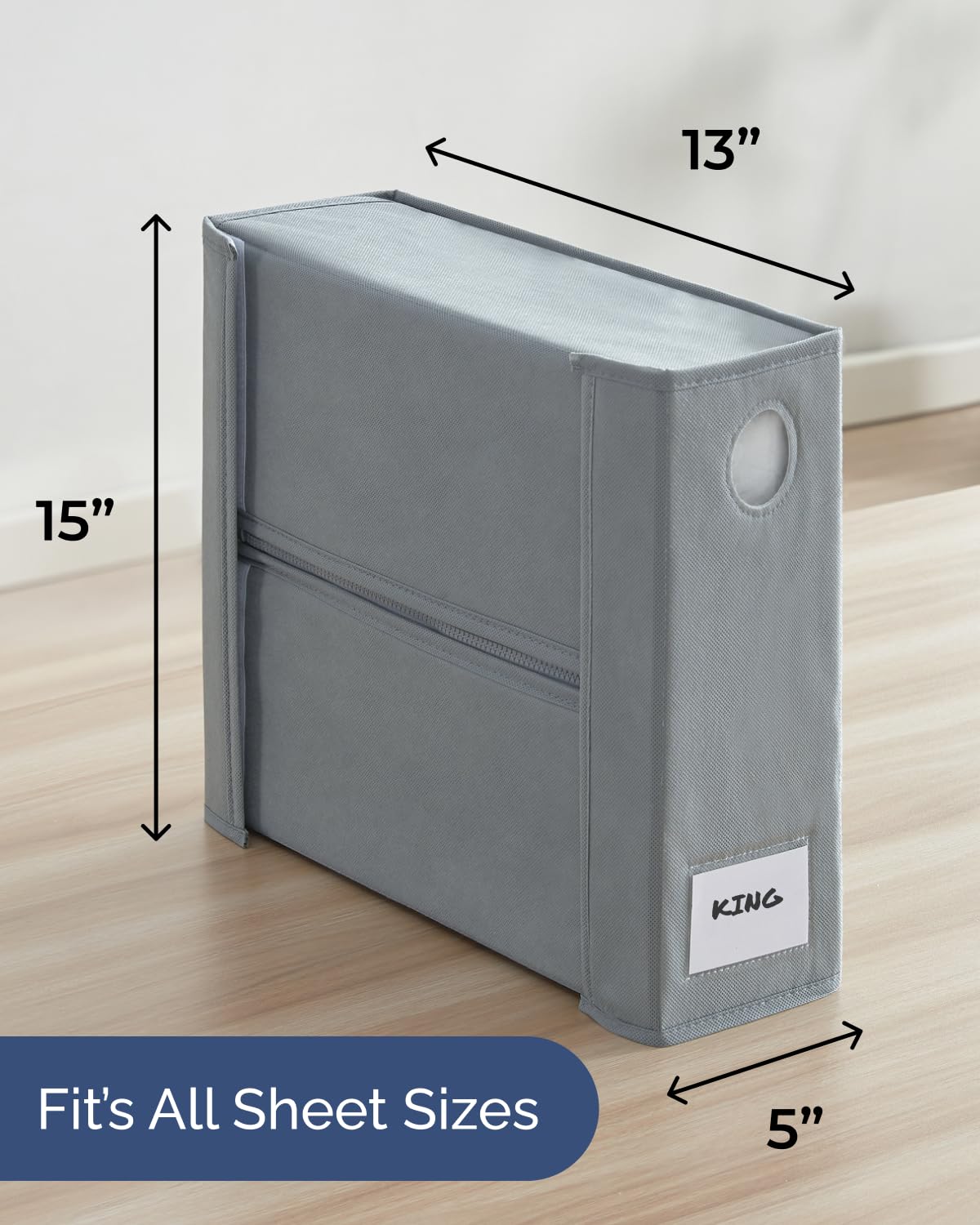 CGK Unlimited filled organizer placed on shelf for fast retrieval
