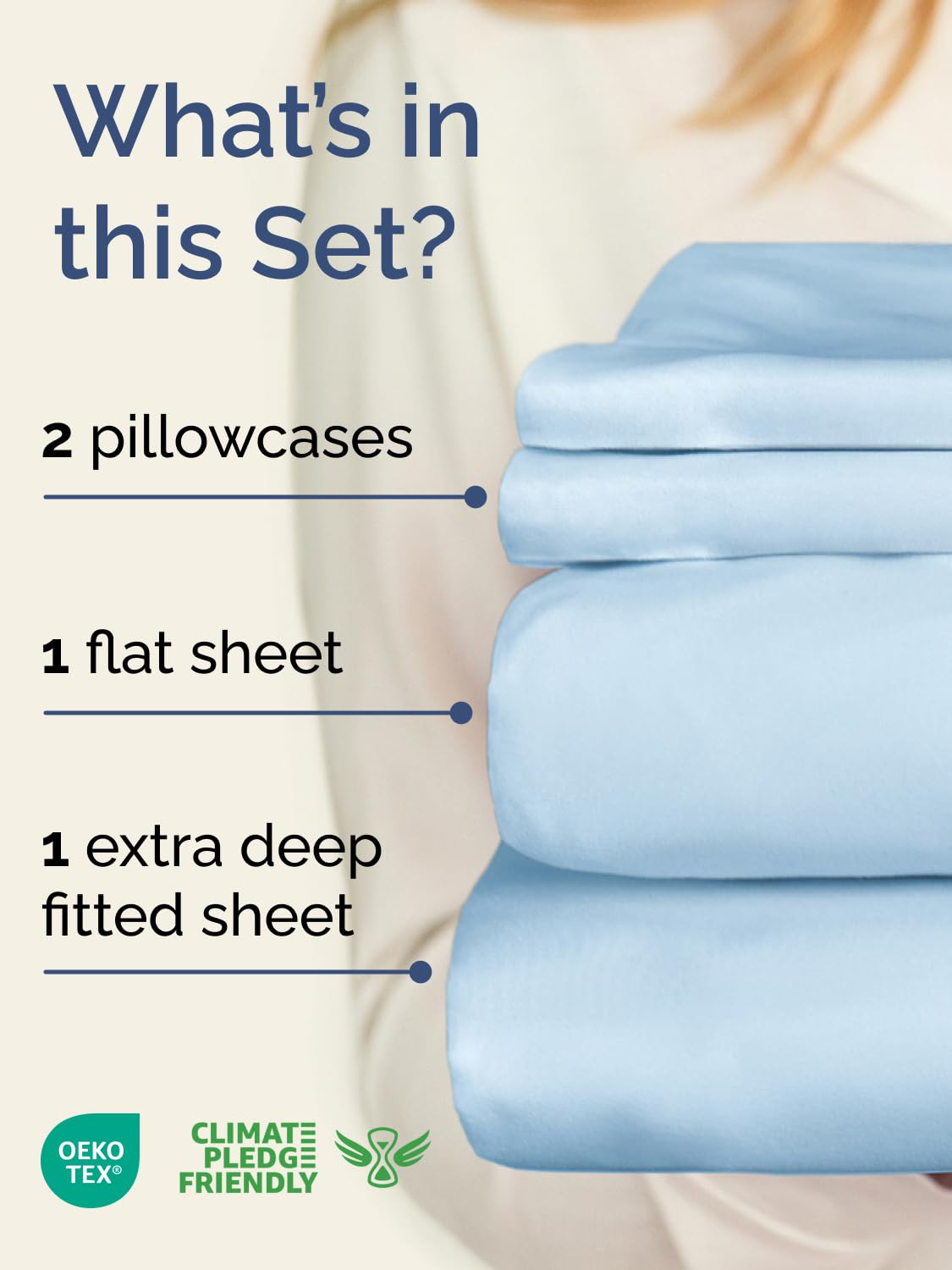 CGK Unlimited fitted sheet pocket close-up showing 21-inch depth and secure elastic hold