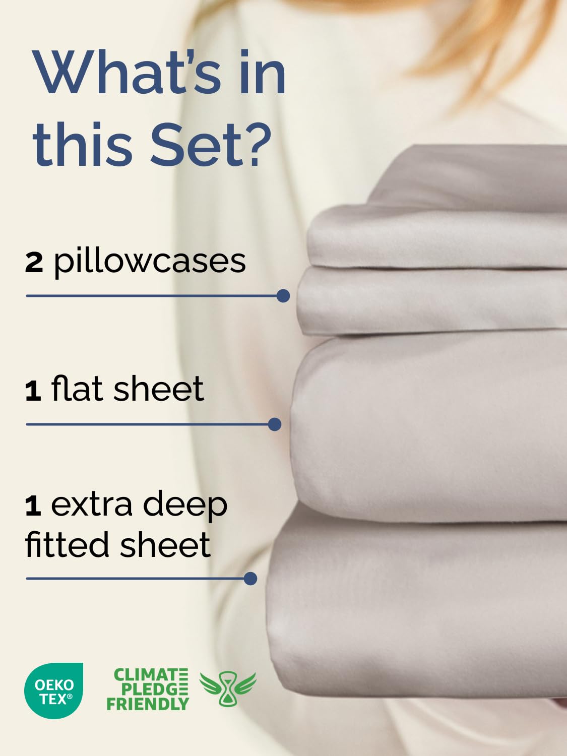 CGK Unlimited fitted sheet deep pocket close-up for secure fit