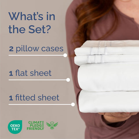 CGK Unlimited fitted sheet deep pocket detail demonstrating secure fit on mattress