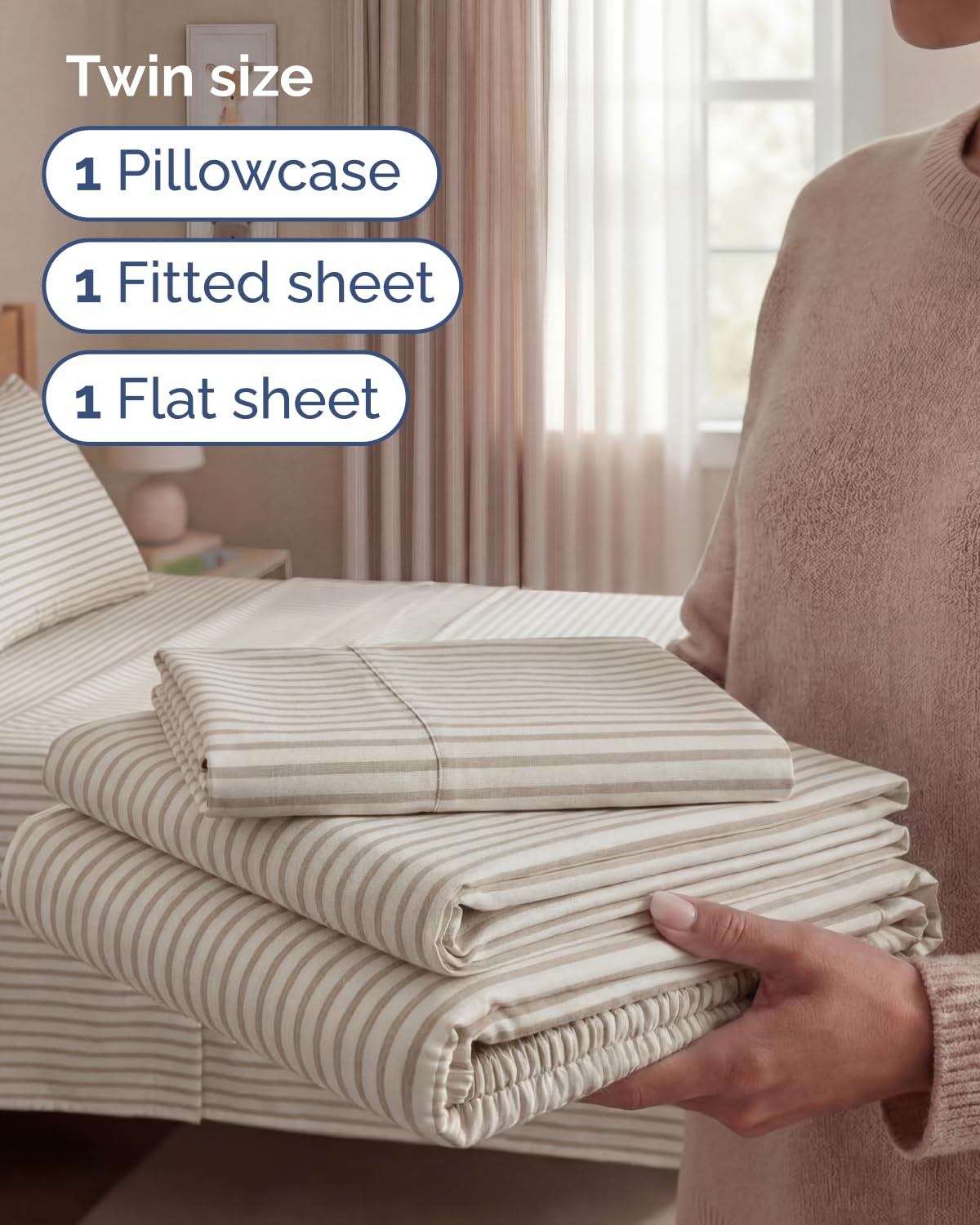 CGK Unlimited fitted sheet pocket detail highlighting deep fit
