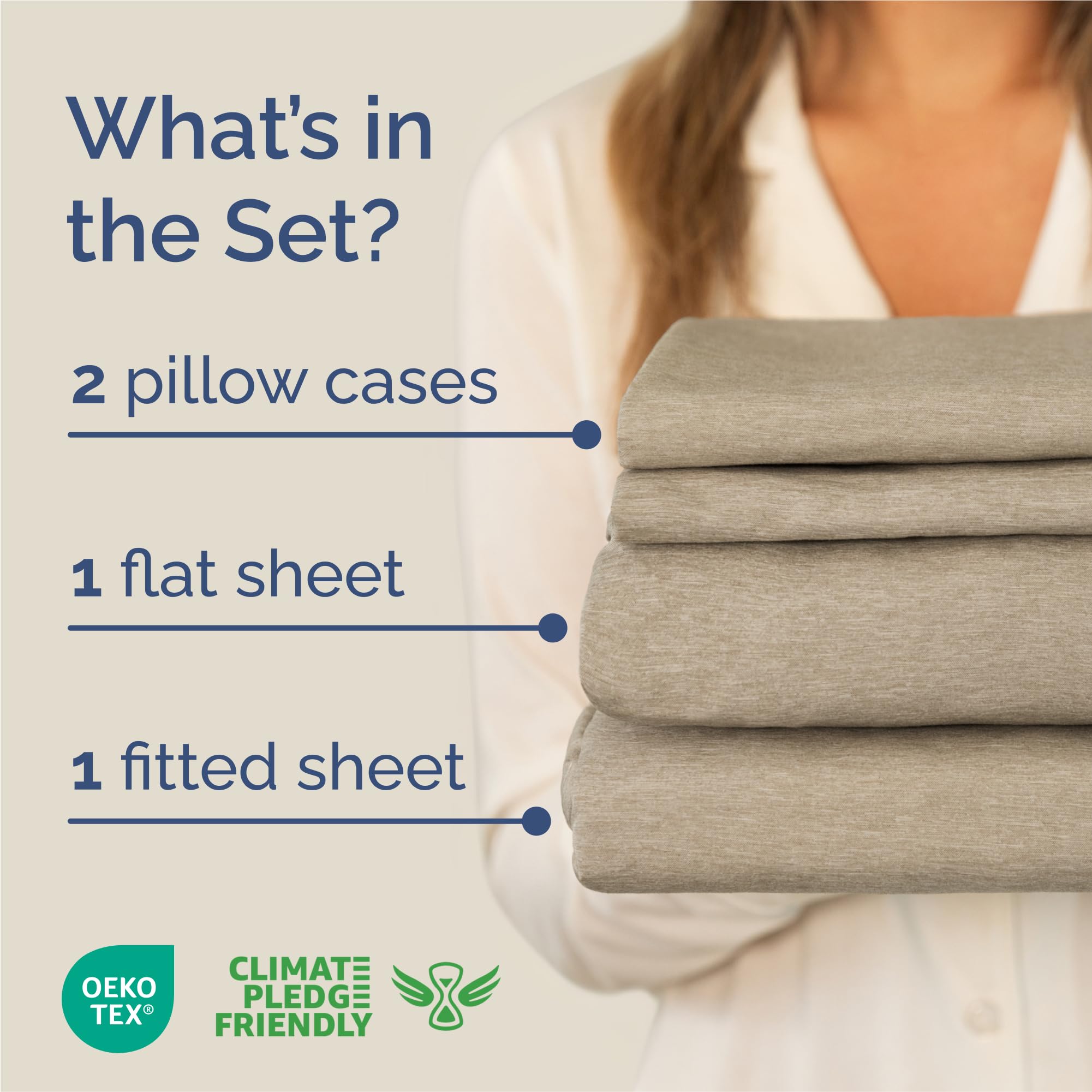 CGK Unlimited fitted sheet deep pocket close-up illustrating secure fit on thick mattresses