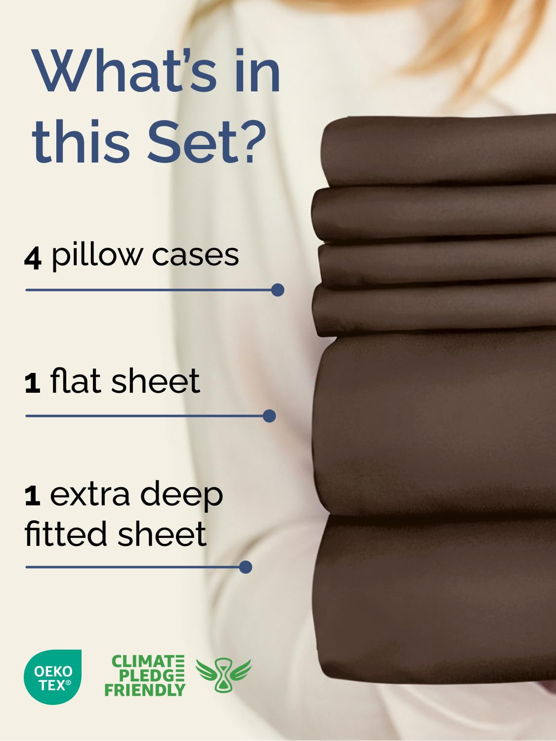 CGK Unlimited fitted sheet pocket close-up showing deep pocket for secure mattress fit