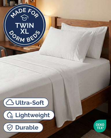 CGK Unlimited fitted sheet deep pocket detail fits tall mattresses