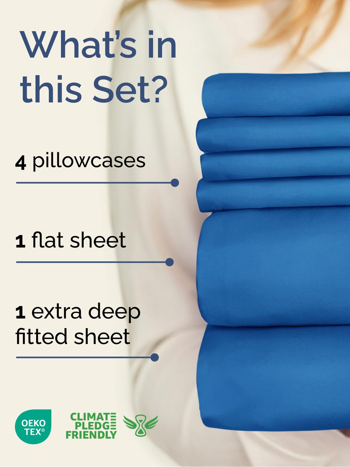CGK Unlimited fitted sheet stretched over deep mattress for secure fit