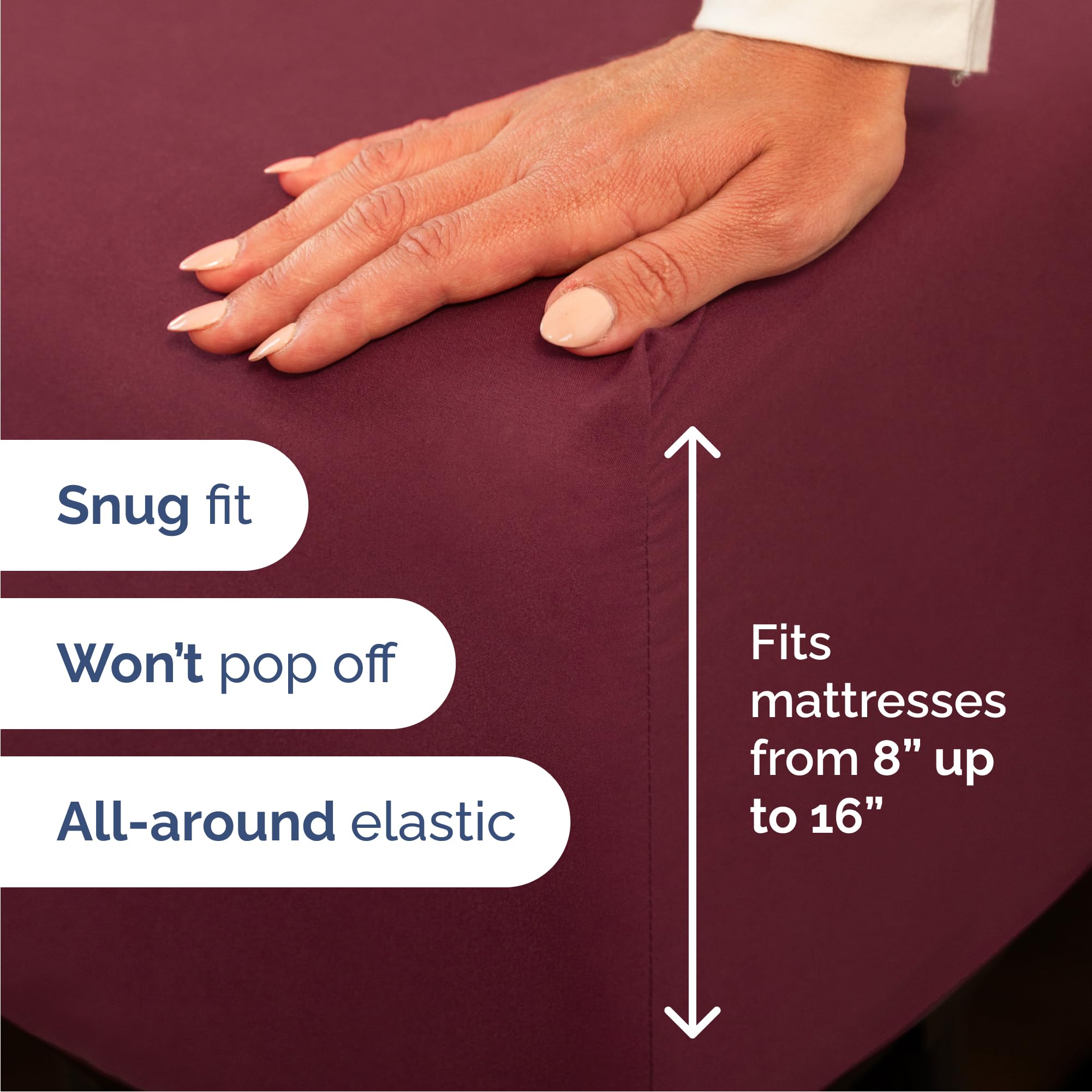 CGK Unlimited flat sheet spread out 108 by 102 inches demonstrating generous tuck-in coverage.
