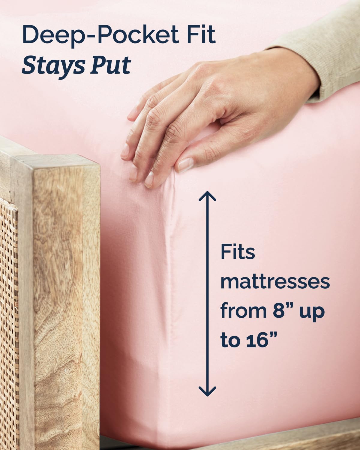 CGK Unlimited flat sheet draped over a twin mattress for smooth lightweight coverage