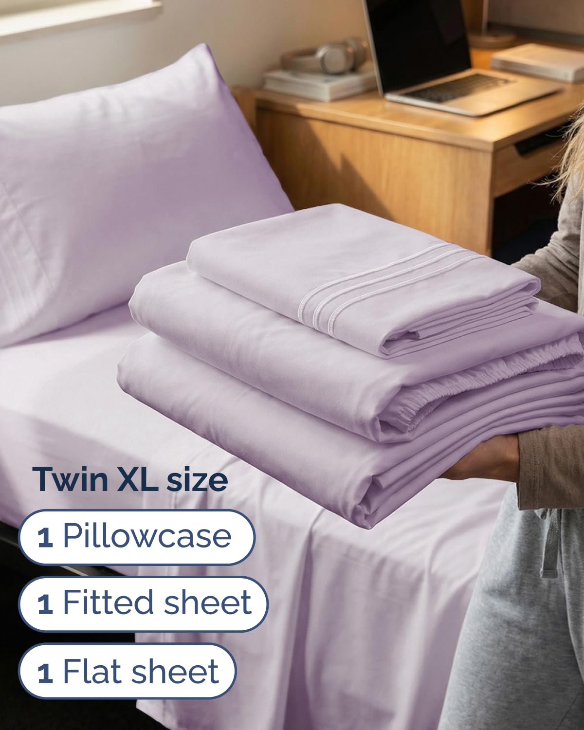 CGK Unlimited flat sheet spread over bed showing smooth surface and breathable comfort