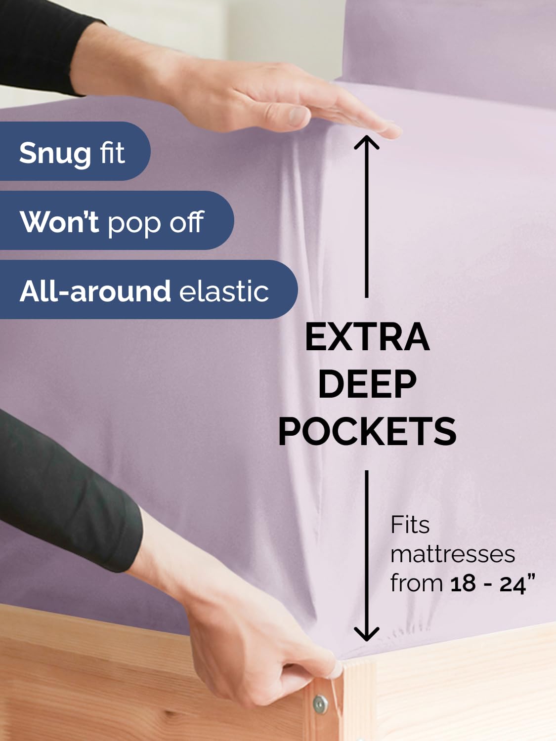CGK Unlimited flat sheet spread out to show generous width and length